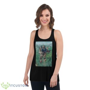 Armor Battalion art shirt - Women's Flowy Racerback Tank