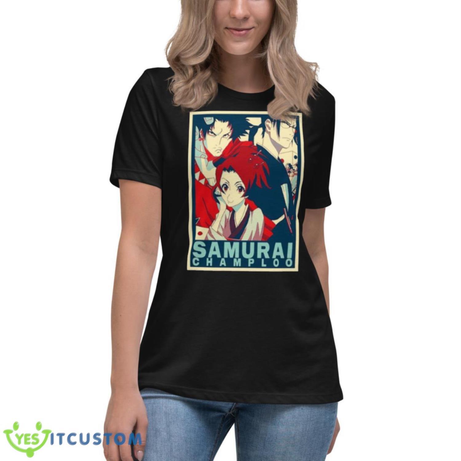 Art Painting Samurai Champloo shirt 6 Art Painting Samurai Champloo shirt - Women's Relaxed Short Sleeve Jersey Tee