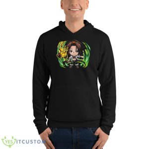 Asakura Yoh Shibi Character Shaman King shirt - Unisex Fleece Pullover Hoodie