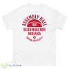 Assembly Hall Bloomington Indiana Shirt - 500 Men’s Classic Tee Gildan