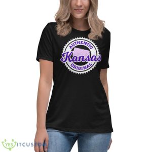 Authentic Original Kansas State Colors Shirt - Women's Relaxed Short Sleeve Jersey Tee