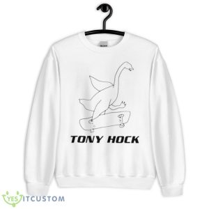 Awesome tony Hock goose on a skateboard shirt - Unisex Heavy Blend Crewneck Sweatshirt