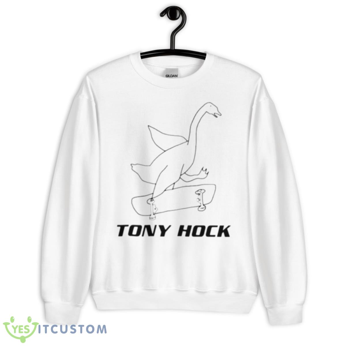 Awesome tony Hock goose on a skateboard shirt 2 Awesome tony Hock goose on a skateboard shirt - Unisex Heavy Blend Crewneck Sweatshirt