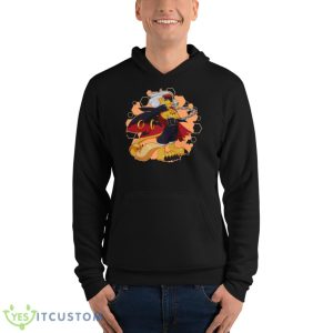 Bancholeomon Chibi Manga Design Digimon shirt - Unisex Fleece Pullover Hoodie