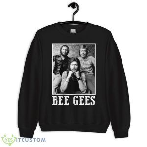 Bee Gees 80s Design Black And White shirt - Unisex Crewneck Sweatshirt