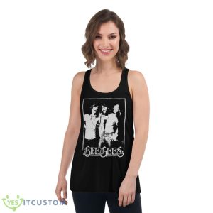 Bee Gees Band Live Distressed Artistic Retro shirt - Women's Flowy Racerback Tank