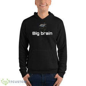 Big Brain Rust Game shirt - Unisex Fleece Pullover Hoodie