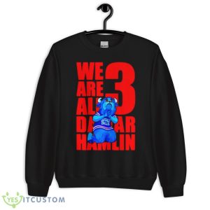 Billy Buffalo We Are All 3 Damar Hamlin Shirt - Unisex Crewneck Sweatshirt