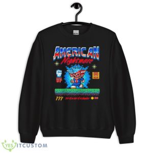 Black Cody Rhodes American Nightmare Pixelated Shirt - Unisex Crewneck Sweatshirt