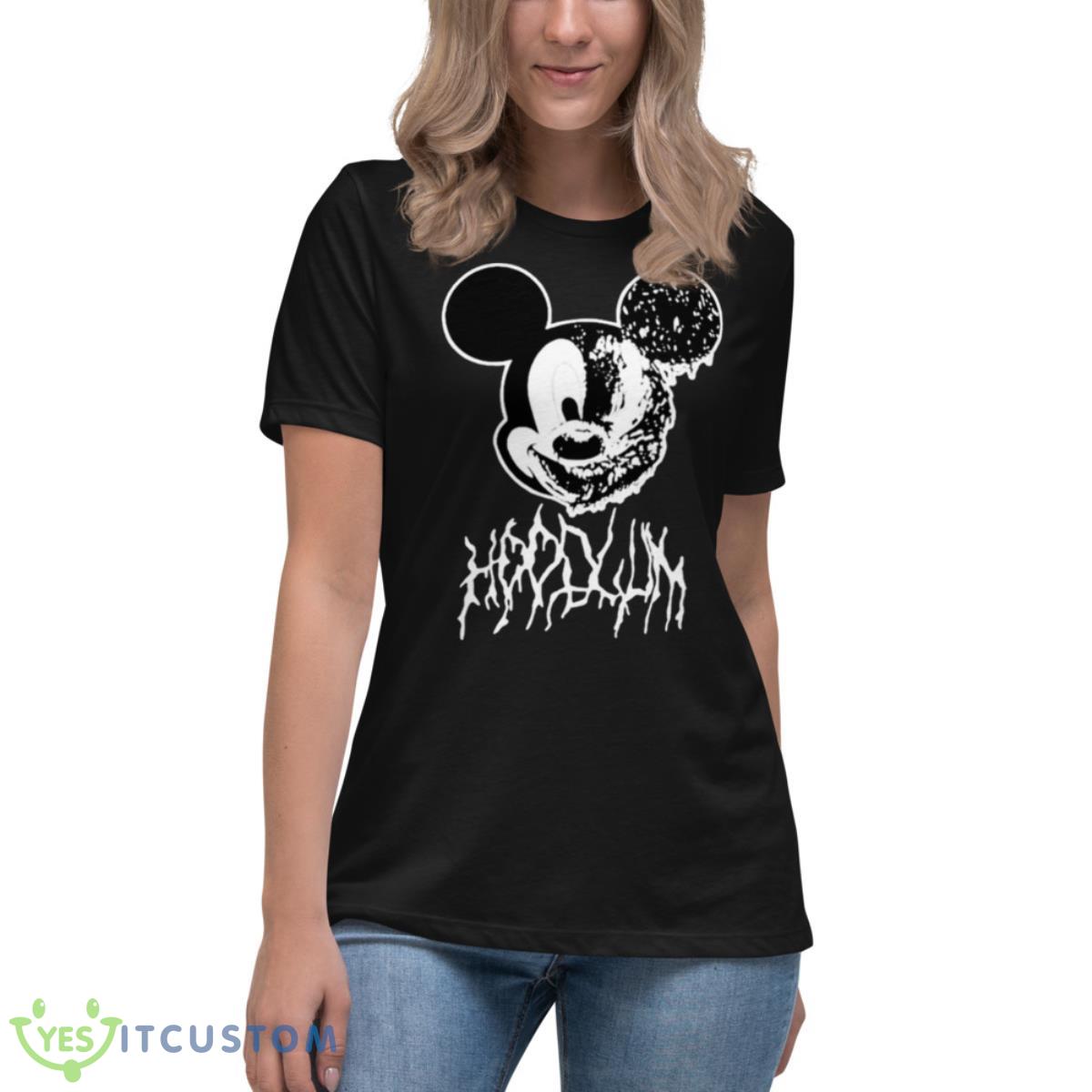 Black mouse of darkness 2023 shirt 6 Black mouse of darkness 2023 shirt - Women's Relaxed Short Sleeve Jersey Tee