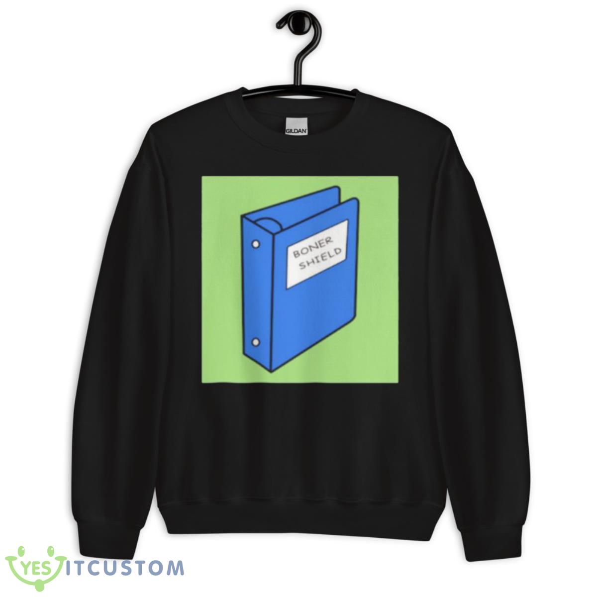 Boner Shield Book Shirt 3 Boner Shield Book Shirt - Unisex Crewneck Sweatshirt