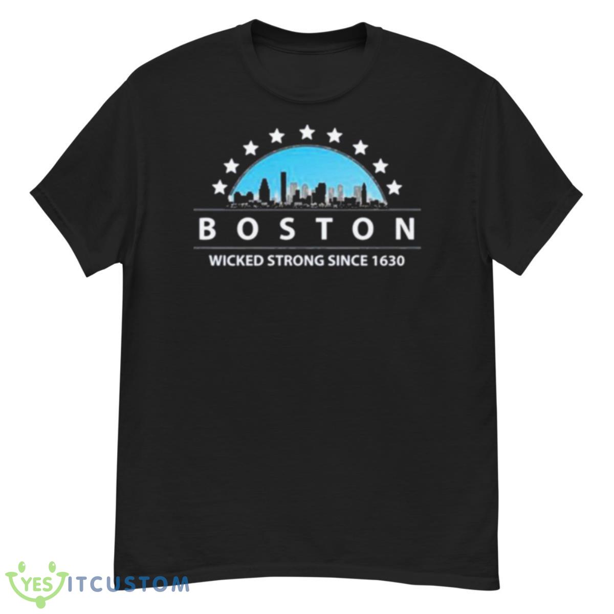 Boston Massachusetts Wicked Strong Since 1630 Shirt 12 Boston Massachusetts Wicked Strong Since 1630 Shirt - G500 Men’s Classic T-Shirt