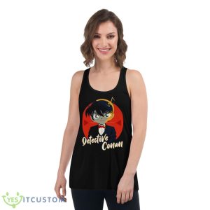 Boy In Suit Detective Conan shirt - Women's Flowy Racerback Tank