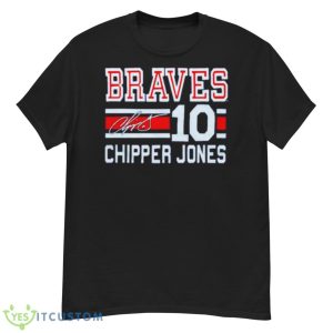 Braves Chipper Jones No 10 Signature Shirt - G500 Men’s Classic T-Shirt