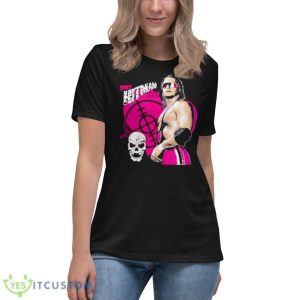 Bret Hart Hitman Old School Shirt - Women's Relaxed Short Sleeve Jersey Tee