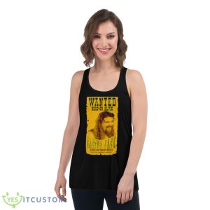 Cactus Jack wanted dead Mick foley shirt - Women's Flowy Racerback Tank
