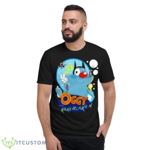 Cartoon Design Oggy And The Cockroaches shirt - Short Sleeve T-Shirt