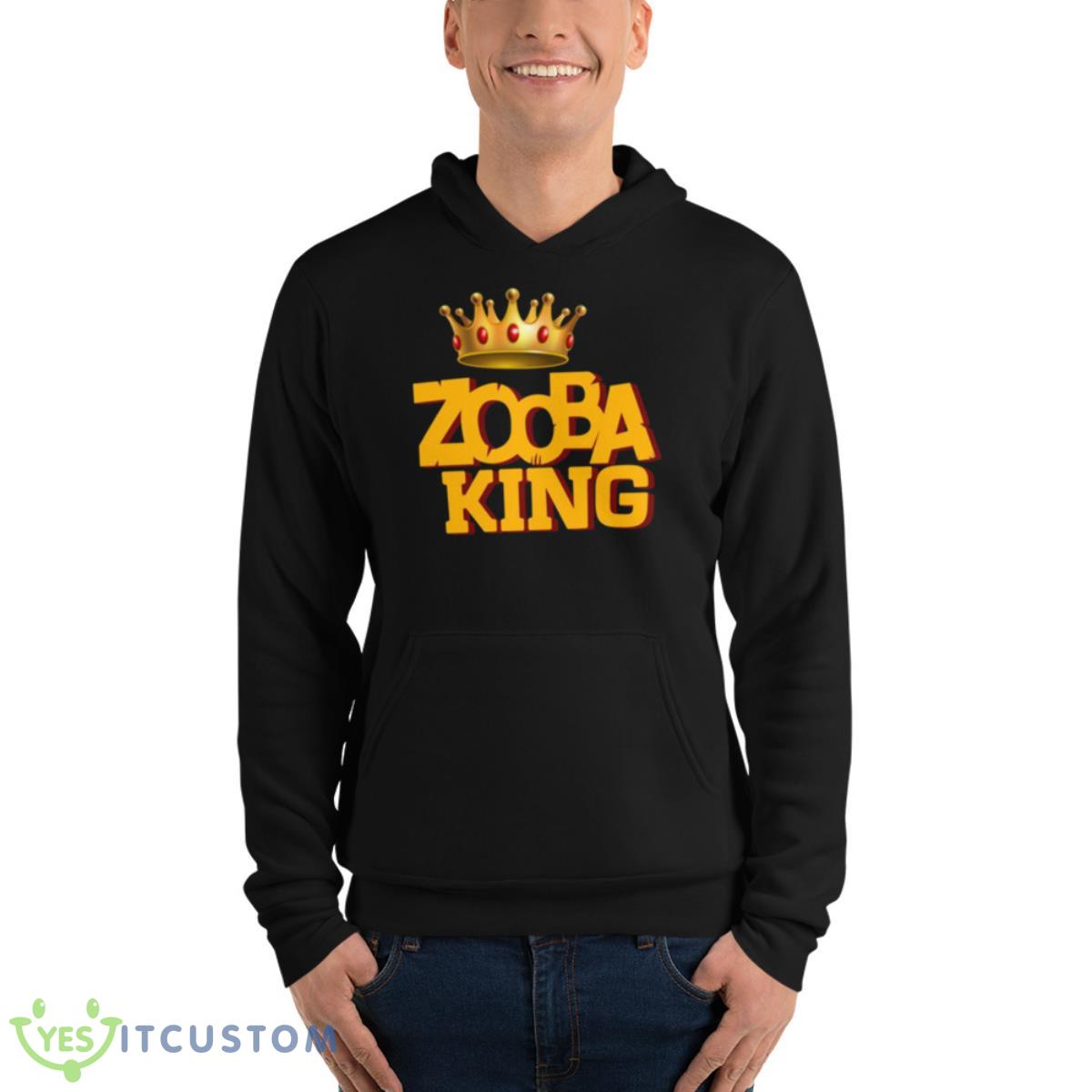 Cartoon Logotypo Zooba King Shirt 4 Cartoon Logotypo Zooba King Shirt - Unisex Fleece Pullover Hoodie