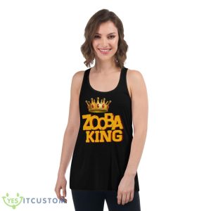 Cartoon Logotypo Zooba King Shirt 10 Cartoon Logotypo Zooba King Shirt - Women's Flowy Racerback Tank