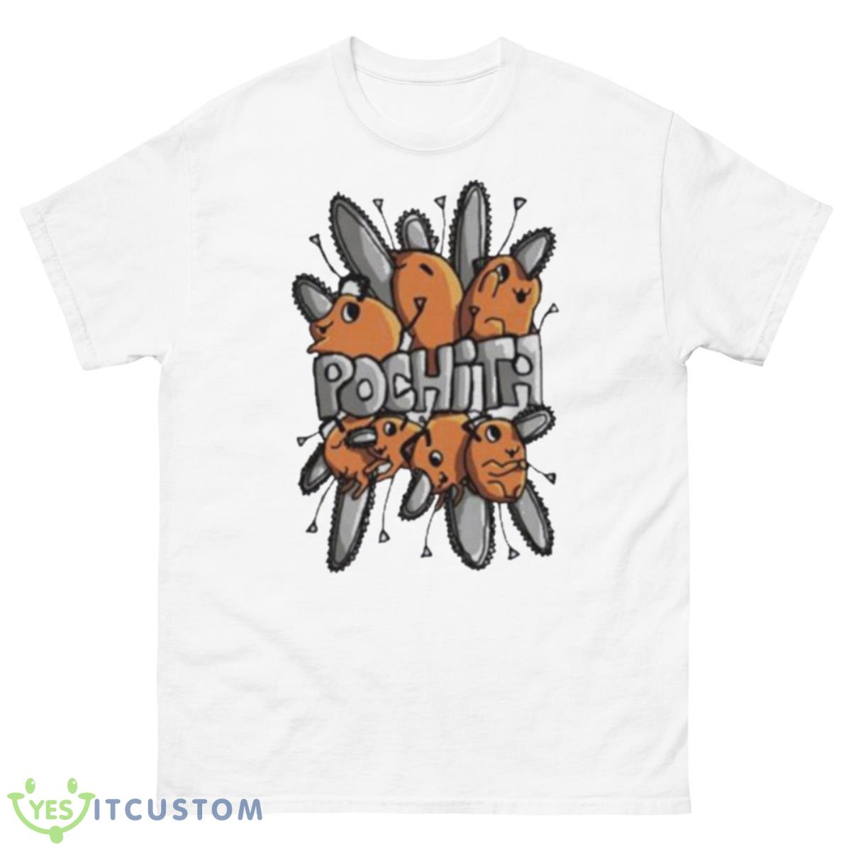 Chainsaw Man Pochita Cute Colored Doodle ArShirt 10 Chainsaw Man Pochita Cute Colored Doodle ArShirt - 500 Men’s Classic Tee Gildan