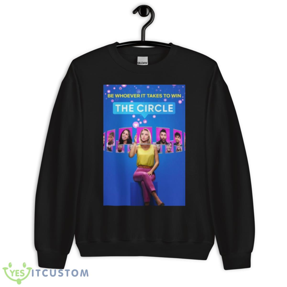 Characters Design The Circle Movie shirt 3 Characters Design The Circle Movie shirt - Unisex Crewneck Sweatshirt