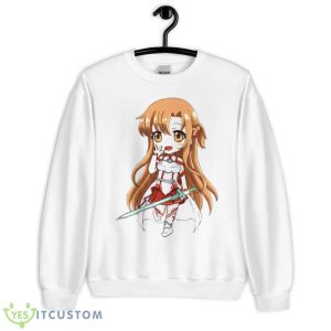 Chibi Asuna Sword Art Online Shirt - Unisex Heavy Blend Crewneck Sweatshirt
