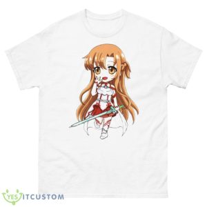 Chibi Asuna Sword Art Online Shirt - 500 Men’s Classic Tee Gildan
