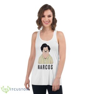 Chibi Fat Pablo From Narcos Series Shirt - Women's Flowy Racerback Tank