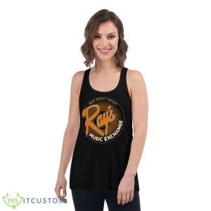 Chicago Ray’s Music Exchange Orange Variant Ray Charles shirt - Women's Flowy Racerback Tank