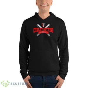Chris Curley Hitting Black Shirt - Unisex Fleece Pullover Hoodie