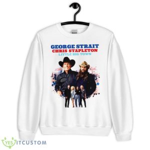 Chris Stapleton Tour 2023 Geoege Strait Shirt - Unisex Heavy Blend Crewneck Sweatshirt