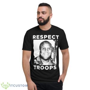 Christopher Dorner Respect Troops shirt - Short Sleeve T-Shirt