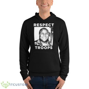 Christopher Dorner Respect Troops shirt - Unisex Fleece Pullover Hoodie