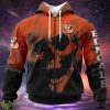 Cincinnati Bengals Custom Name & Number Skull Hoodies Full Over Print Product Photo 1