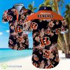 Cincinnati Bengals Logo Dark Shirt Hawaiian Summer Beach Shirt Full Print Product Photo 1