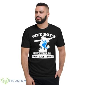 City Boy’s Raw Piping Co Laying Pipe Shirt - Short Sleeve T-Shirt