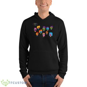 City’s Members Charlie’s Colorforms City Silly Faces Shirt - Unisex Fleece Pullover Hoodie