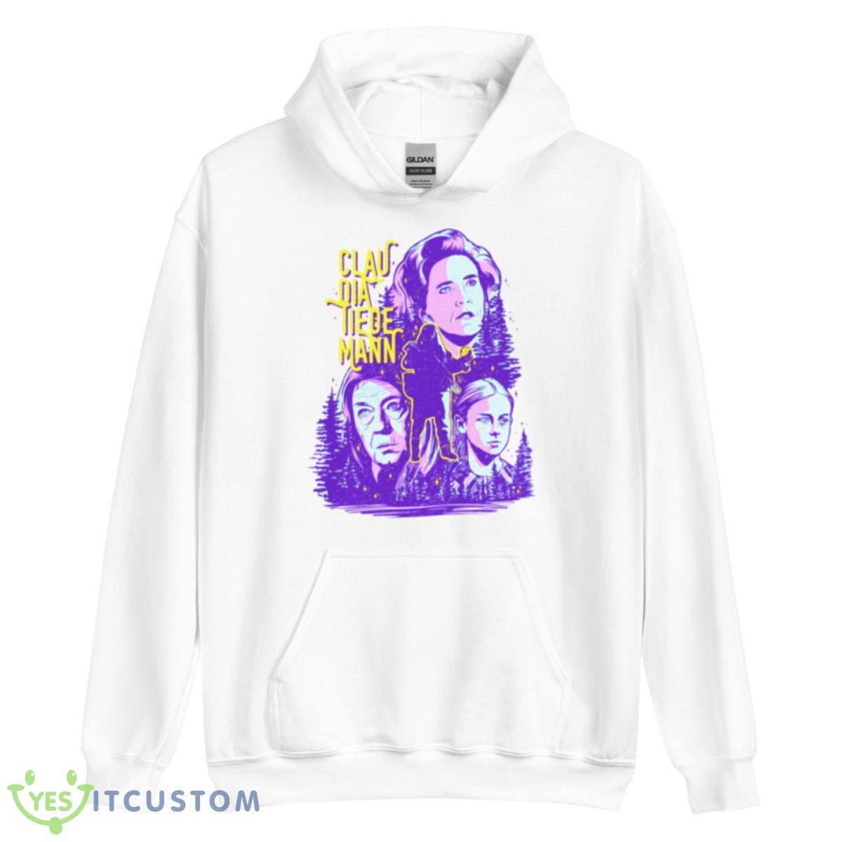 Claudia Tiedemann Dark Active Shirt 2 Claudia Tiedemann Dark Active Shirt - Unisex Heavy Blend Hooded Sweatshirt