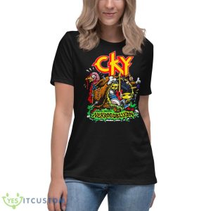 Close Yet Far Cky Band shirt 11 Close Yet Far Cky Band shirt - Women's Relaxed Short Sleeve Jersey Tee