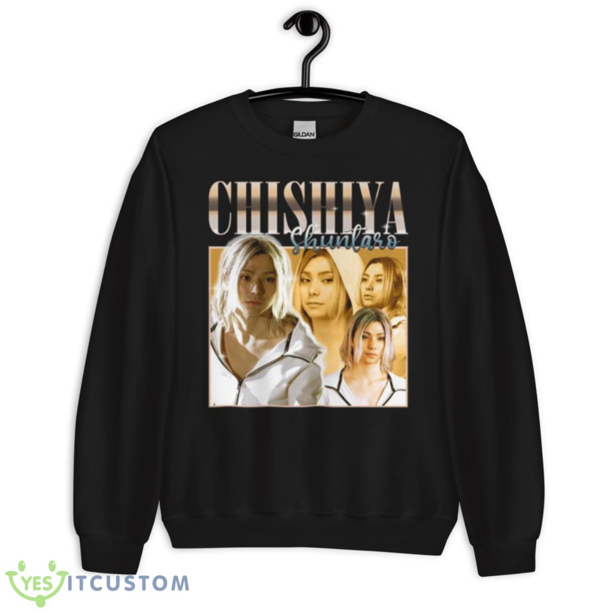 Collage Design Alice In Borderland Chishiya Shuntaro shirt 3 Collage Design Alice In Borderland Chishiya Shuntaro shirt - Unisex Crewneck Sweatshirt