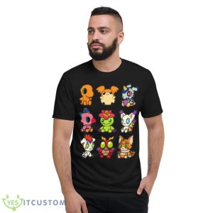 Collage Design Digimon Adventure shirt - Short Sleeve T-Shirt