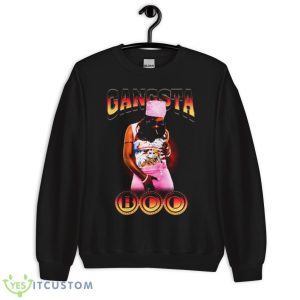 Collage Design Gangsta Boo Shirt - Unisex Crewneck Sweatshirt
