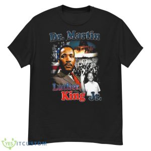 Collage Design Vtg Dr Martin Luther King Jr Graphic shirt - G500 Men’s Classic T-Shirt