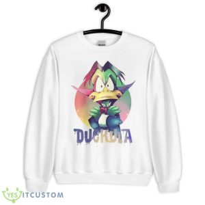 Colored Design Count Duckula Shirt - Unisex Heavy Blend Crewneck Sweatshirt