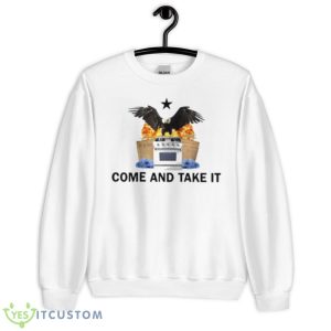 Come And Take It Gas Eagle Shirt - Unisex Heavy Blend Crewneck Sweatshirt