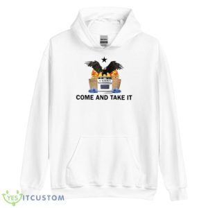 Come And Take It Gas Eagle Shirt - Unisex Heavy Blend Hooded Sweatshirt
