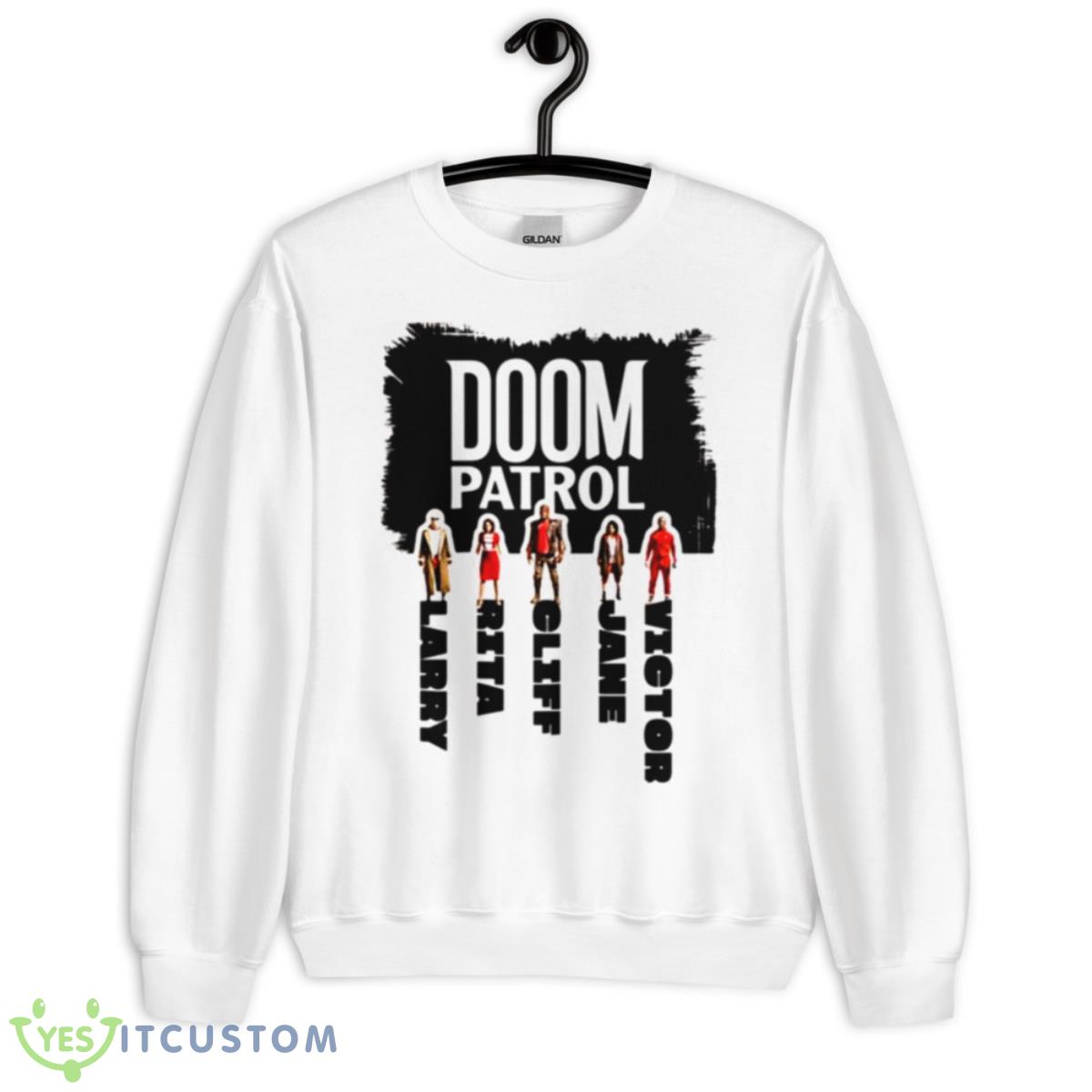 Cool Squad Doom Patrol Team Shirt 2 Cool Squad Doom Patrol Team Shirt - Unisex Heavy Blend Crewneck Sweatshirt