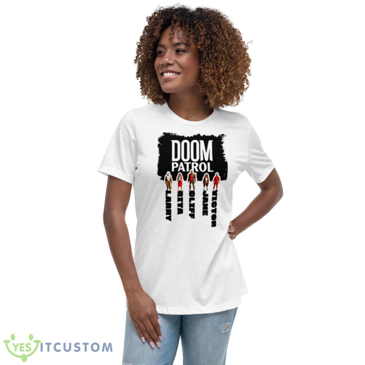 Cool Squad Doom Patrol Team Shirt 5 Cool Squad Doom Patrol Team Shirt - Women's Relaxed Short Sleeve Jersey Tee