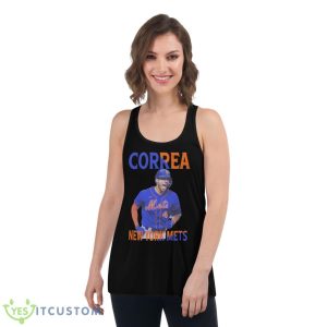 Correa New York Mets Vintage Carlos Shirt 10 Correa New York Mets Vintage Carlos Shirt - Women's Flowy Racerback Tank