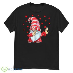 Dabbing Gnome Heart Happy Valentines Day Shirt - G500 Men’s Classic T-Shirt